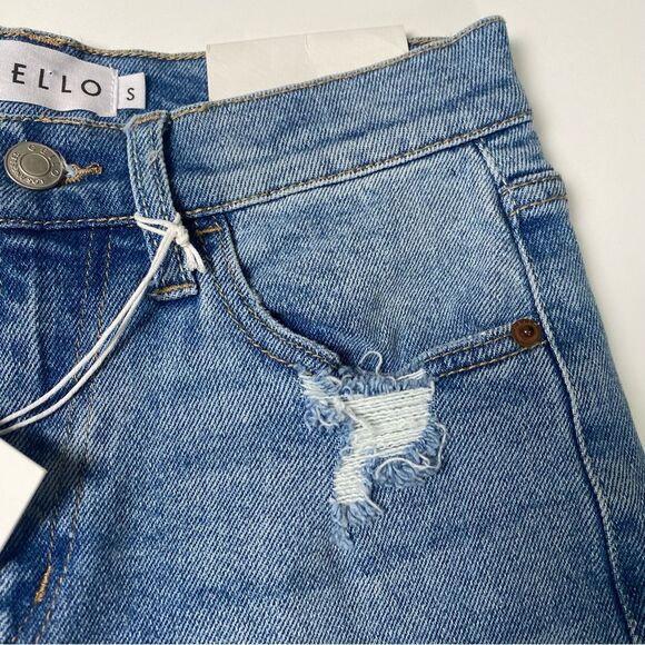 NWT CELLO Deconstructed Denim Cut Off Shorts Women's Size Small - Picture 16 of 16